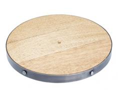 Kitchen Craft INDTRIVET sous Verre, Bois, Beige/Gris, 28 x 28 x 18 cm