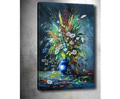 Bonamaison Peinture sur toile, multicolore, 50 x 70 cm