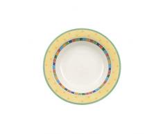 Villeroy & Boch Twist Alea Limone Assiette Ã salade, Porcelaine Premium, Blanc/Jaune
