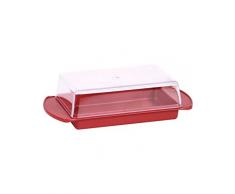 EDA Beurrier Rouge Rubis Couvercle Transparent