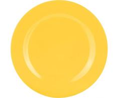 Zak Designs 1530-0311 Assiette, mÃ©lamine, Jaune, 28 x 28 x 2 cm
