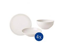 Villeroy & Boch 10-4130-8951 Artesano Original Service de Table 9 piÃ¨ces, avec Assiettes, Bols Ã pÃ¢tes et coupelle, Porcelaine de qualitÃ© supÃ©rieure, Blanc, adaptÃ© au Lave-Vaisselle