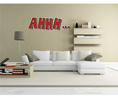 pinkelephant Autocollant Mural Comic 080 â Funny Scene Ahhh. â Sticker Mural 70 x 21 cm