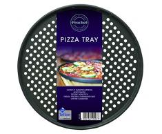 Prochef Plat Ã Pizza en tÃ©flon Fibre de Carbone 35 cm