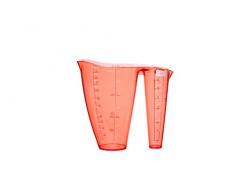 Colourworks CW2IN1MJUGRED Verre doseur 2 en 1 en plastique pour ingrÃ©dients secs et liquides 500 ml