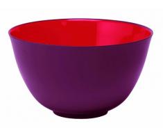Platex 90080022417 Saladier en MÃ©lamine Vestah Rubis/Cerise DiamÃ¨tre: 22 cm