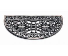 HMT 312004 Paillasson Caoutchouc Argent 45 x 75 cm