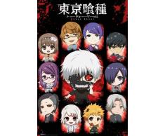 GB Eye Poster Tokyo Ghoul Chibi Characters, Multicolore, 91, 5x61cm