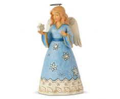Heartwood Creek 6004292 Figurine Ange, RÃ©sine, Multicolore, 12,7 cm