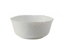 Bormioli Rocco Saladier EBRO Blanc 23 cm, Verre Opale, 1 pièce