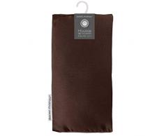 coton dintérieur housse de coussin 60x60 cm coton panama choco