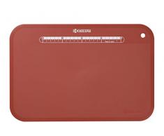 KYOCERA CC-100RD EXP Planche à découper Souple 370x250x2mm-rouge, Polypropylène