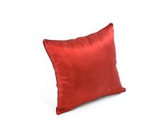 HomeMaison Coussin DÃ©houssable, Polyester, Rouge, 45x45 cm