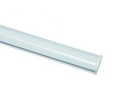 GARDINIA Profil inférieur à clipser sur les rideaux à panneaux, Bande adhésive incluse, Aluminium, 60 cm, Blanc