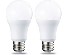 AmazonBasics Ampoule LED E27 A60 avec culot Ã vis, 10W (Ã©quivalent ampoule incandescente 75W), blanc froid - Lot de 2