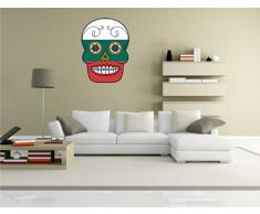 pinkelephant Autocollant Mural Tête de Mort â Totenkopf Bulgarien â Bulgarie â Décoration Murale 58 cm x 85 cm