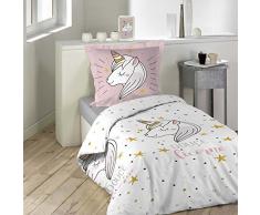 douceur dintÃ©rieur parure 2 piÃ¨ces 140x200 cm lilirose