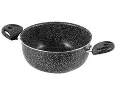 Home Stone Faitout avec 2 Poignées, Pierre/Plastique, Anthracite, 18 cm