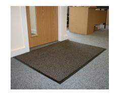 JVL Tapis de Sol trÃ¨s rÃ©sistant, antidÃ©rapant 80Â x 120Â cm Gris/Noir