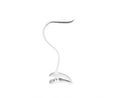 Noeloy N20530 Lampe de bureau LED, avec pince flexible, 3Â W
