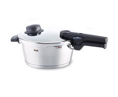 Fissler Vitavit Comfort / Autocuiseur En Acier Inoxydable (3,5 Litres, Ã 22 Cm), 2 Niveaux de Cuisson, Empilable, AdaptÃ© Ã LInduction