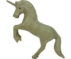 Decopatch AP143O Figurine en Forme de Licorne en Papier mÃ¢chÃ© Marron