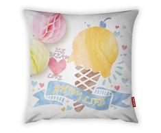 Bonamaison Housse de Coussin Multicolore 45 x 45 cm