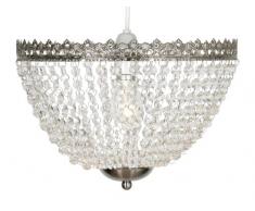 Oaks Lighting Ekon Suspension Nickel/Verre 30 cm