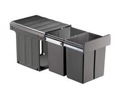 WESCO 887911-72 Poubelle, Gris foncÃ©