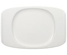 Villeroy & Boch 10-3452-2610 Assiette Plate Porcelaine Blanc 33 x 25,8 x 9 cm 1 Assiette