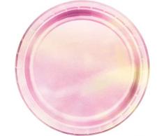 Unbekannt Creative Converting Assiette Creuse, Papier, Schillernd, 0.5x8.75x8.75inc.