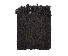 Dutch Decor Plaid Fedde 130x180 cm Noir - Couvertures - Couverture pour Le canapÃ©