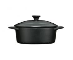 Premier Housewares OvenLove Grand Plat Cocotte Noir- Grand Plat Four avec Couvercle- - 1.4l