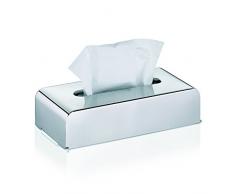 Kela 22860 Faber Boîte à Mouchoir Acier Inoxydable Argent 27 X 12,5 X 7 cm