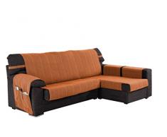 Martina Home Ribera Couvre Chaise Longue, Bras Droit 32x280x8 cm Orange