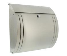 Burg Wachter 3857 Boîte aux lettres en acier inoxydable