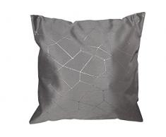 Soleil docre 547719 Fiesta Coussin Polyester Gris 40 x 40 cm