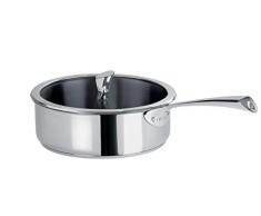 Cristel - Sauteuse S26CMEVA - Sateuse inox 26cm anti-adhÃ©rent Exceliss+ avec couvercle - Collection Casteline