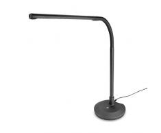 Gravity Lampe de table et piano Noir en forme de L Noir