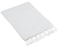Cacala Serviettes de Bain Pure Série Turkish, Coton, Blanc, 95 x 175 x 0.5 cm