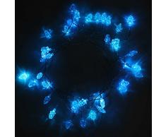 WeRChristmas Guirlande lumineuse avec 40Â lED, avec cÃ¢ble de 1,8Â m, pour dÃ©corations de NoÃ«l, Bleu Myrtille