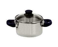 Elo 68116 Joyau Faitout avec couvercle Acier Inoxydable Argent 16 x 16 x 7,5 cm