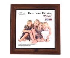 Inov8â30,5 x 30,5 cm Cadre Photo Lot de 2 Dessous de Plat Rustique en Teck