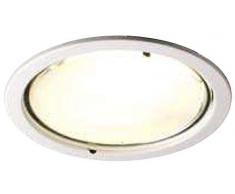 Sylvania SYL3031530 Spot SYL-Lighter CFL-4000 K Lampe-TC-Del 2x26 Watts G24q-3, Aluminium, Blanc