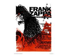 onthewall Frank Zappa Poster Art imprimé par Simon Walker (Otw041)