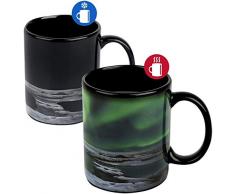 Mugs NORMUGCC Northern Lights Effet de Changement de Couleur, Vert