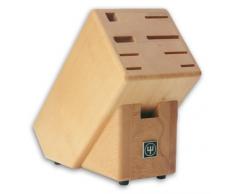WÃ¼sthof TR7242 Bloc Ã Couteaux Vide Bois Clair 9 Emplacements 12 x 23 x 24 cm