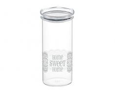 COSMOPLAST homesweethome Bocal, Lt 2.2, Plastique, Blanc, 12.5Â x 12.5Â x 28Â cm