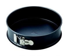 Patisse 2921 Moule à Manqué/Charnière Antiadhésif Acier Revêtu Gris Anthracite 18 cm