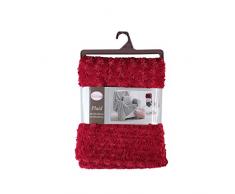 douceur dintÃ©rieur plaid 180x220cm imitation fourrure himalaya rouge